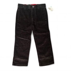 Boys Black Corduroy Pants